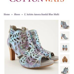 L'Artiste Floral Sandals